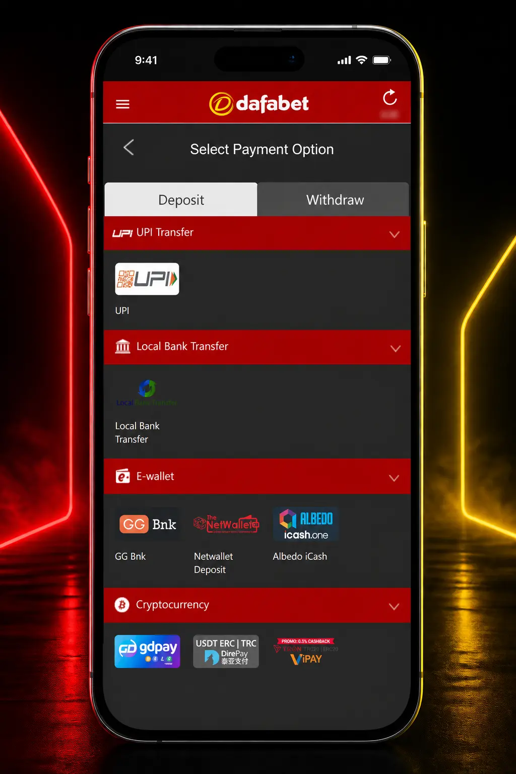 Step-by-step guide to registering, depositing, and placing a football bet on Dafabet in India
