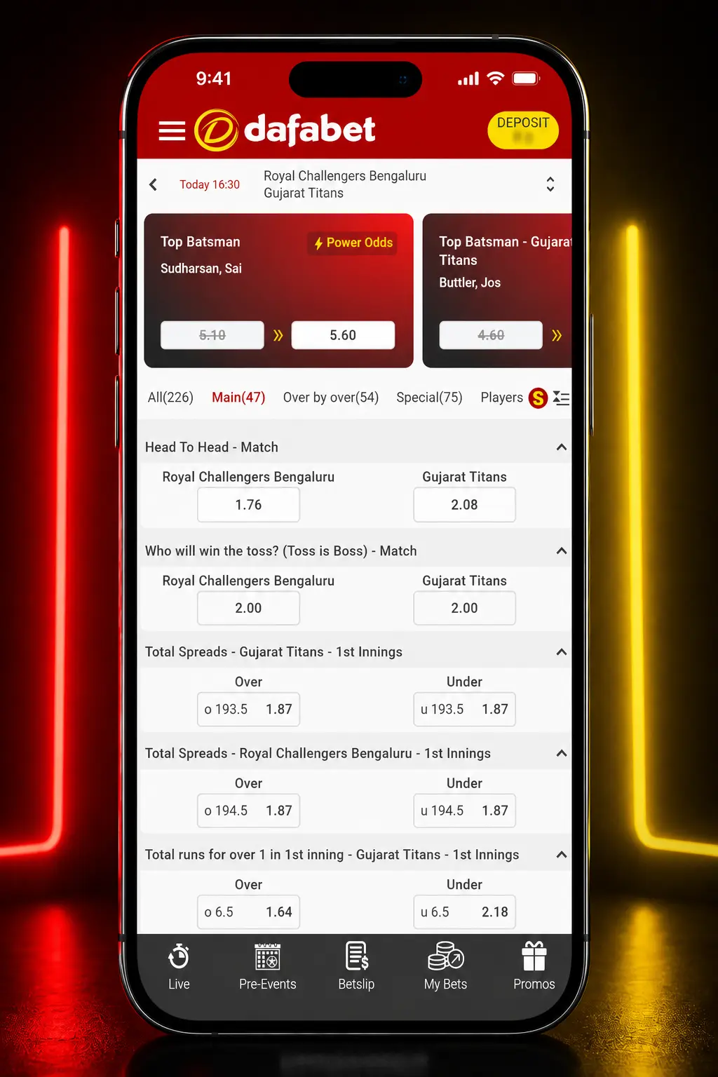 Step-by-step guide showing how to place a volleyball bet on Dafabet, from deposit to confirming the wager