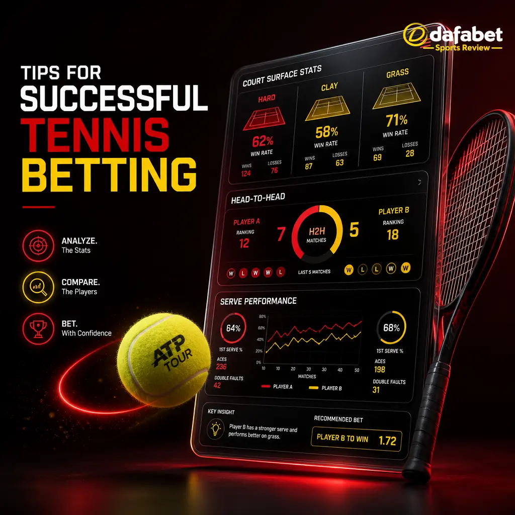 Tips for successful tennis betting: research player form, surface, matchups, and bankroll management before wagering.