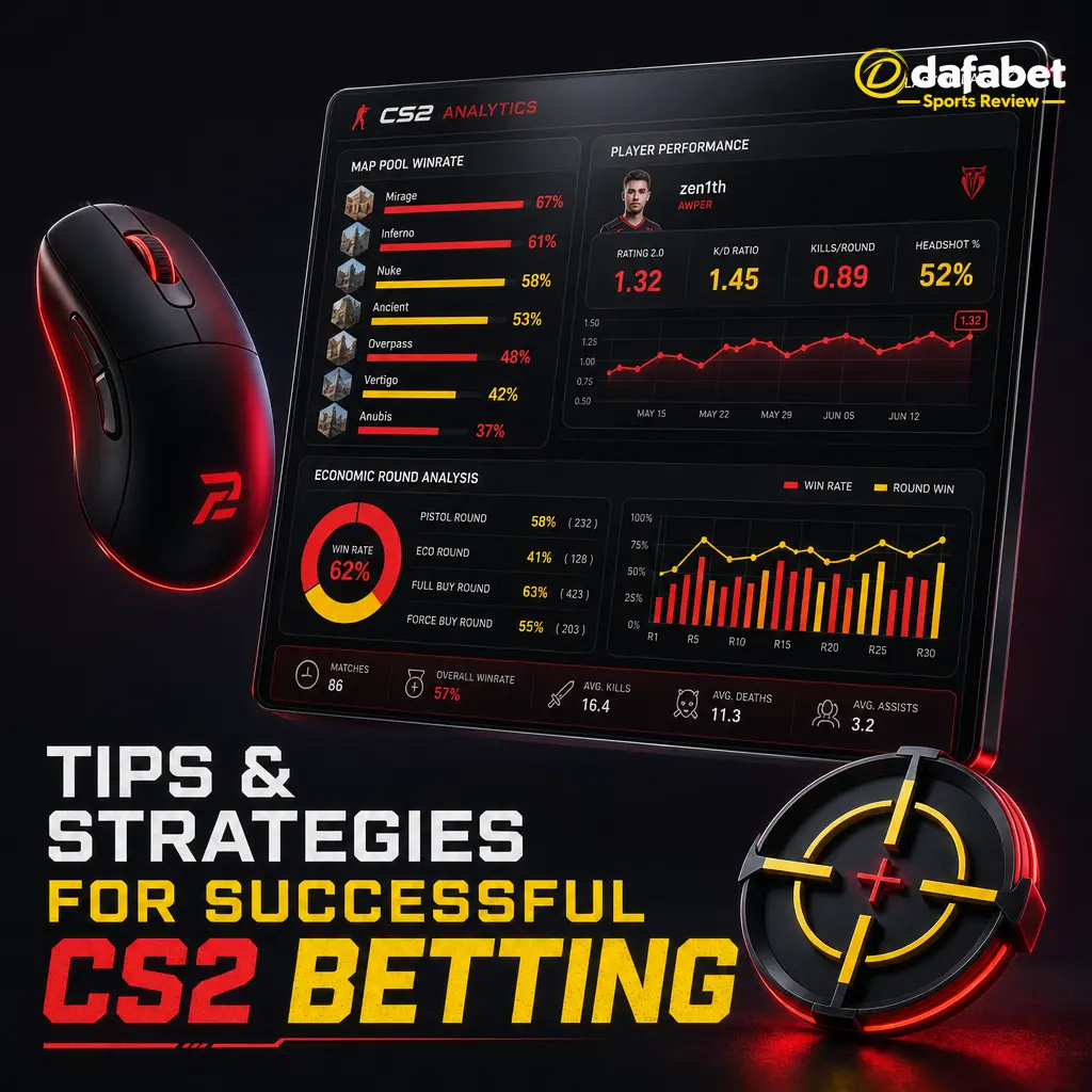 CS2 betting tips covering map win rates, pistol rounds, roster changes, and bankroll management for smarter wagers.