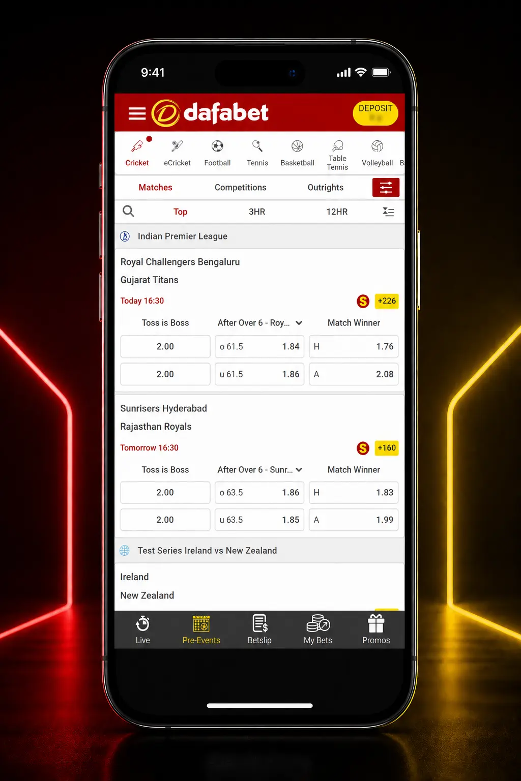 Step-by-step guide showing how to sign up, deposit, and bet on League of Legends esports at Dafabet using INR.