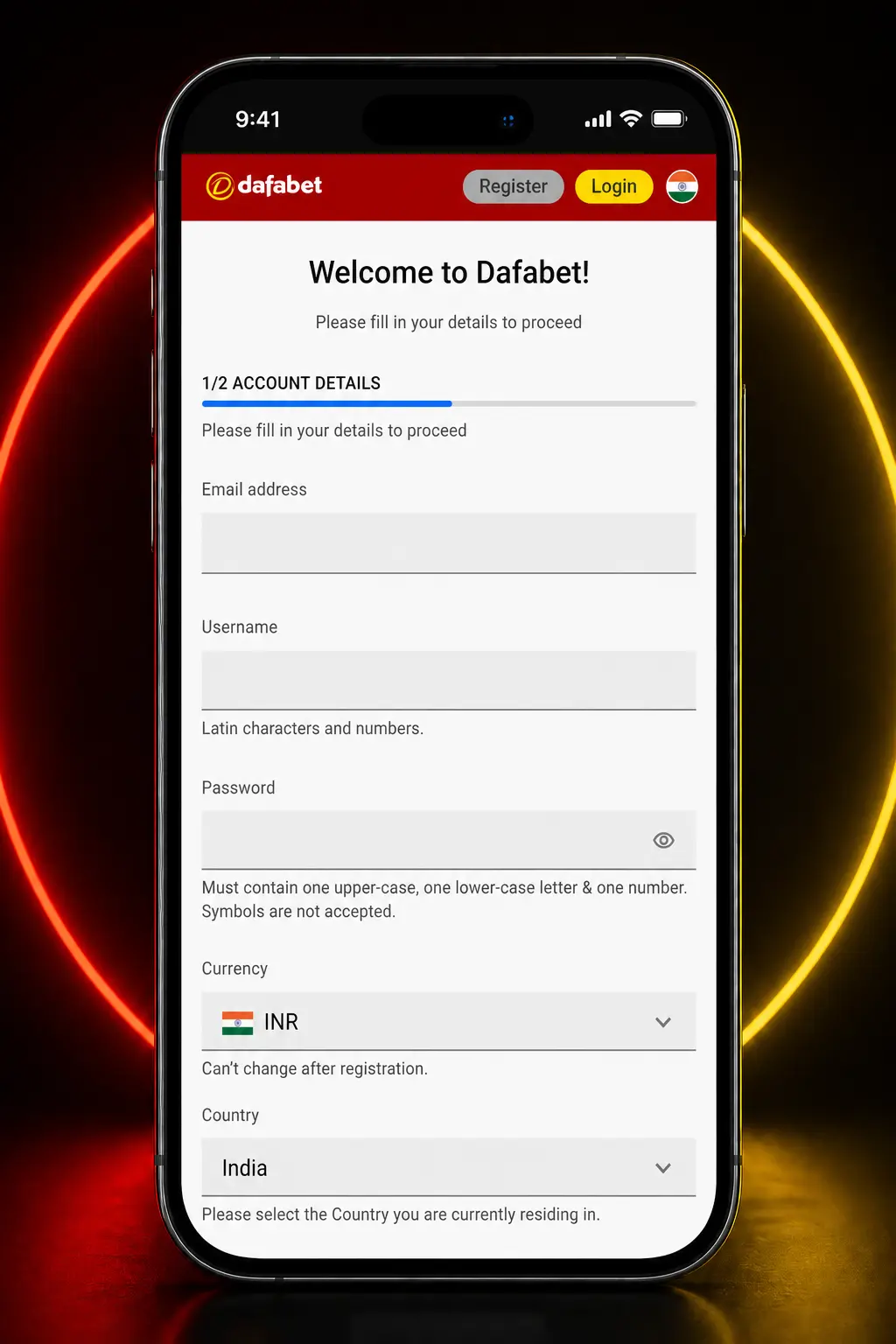 Step-by-step guide to depositing INR and placing a badminton bet on the Dafabet app