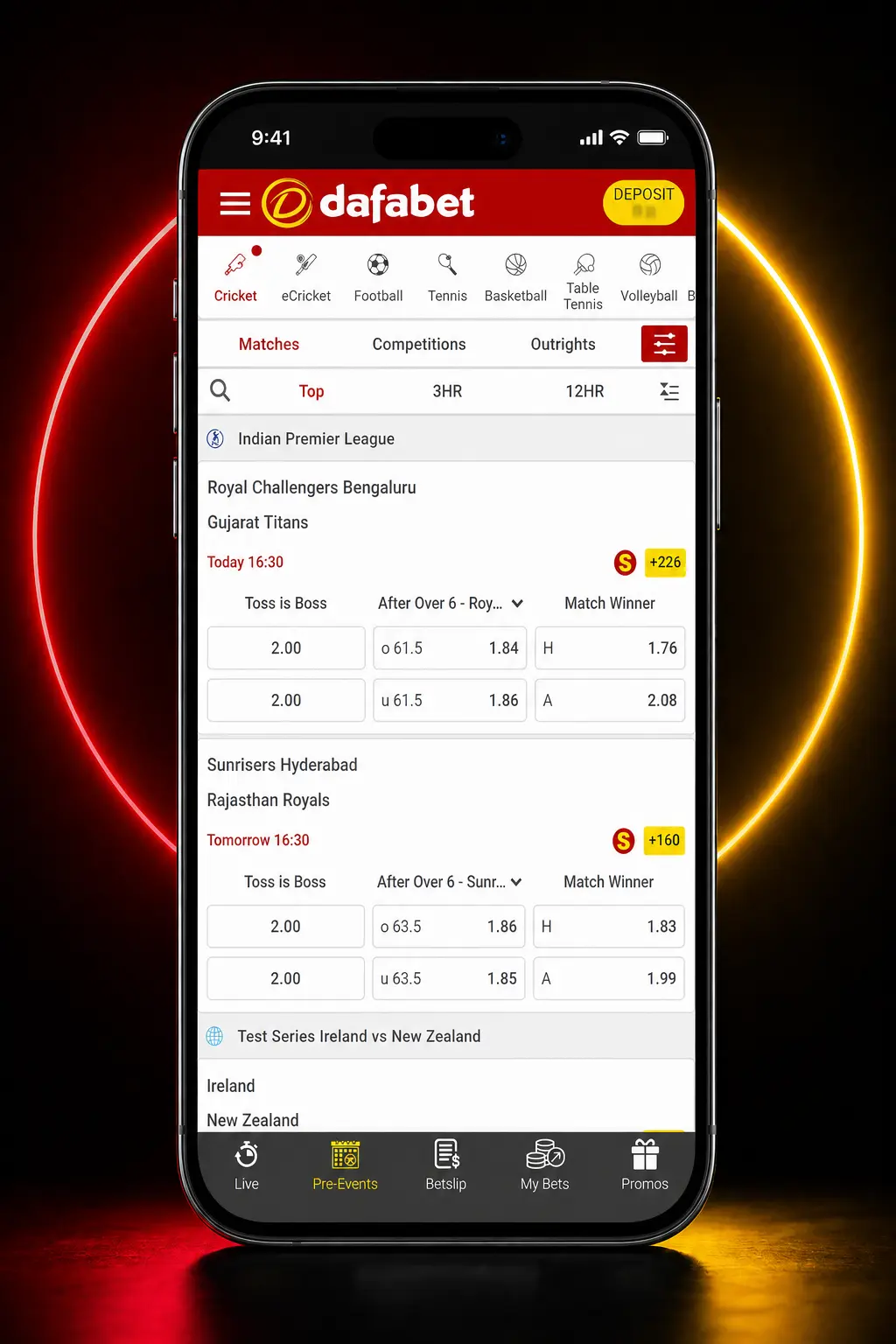 Step-by-step guide to Kabaddi betting on Dafabet: register, deposit funds, select a PKL match, and place your bet.