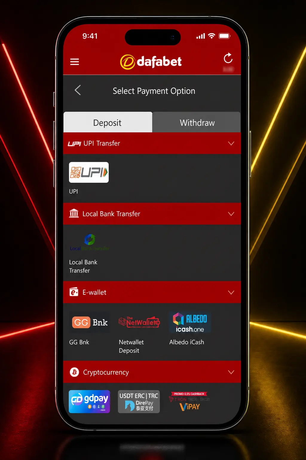 Step-by-step guide to activate Dafabet bonuses in India: register, deposit, enter promo code, confirm.