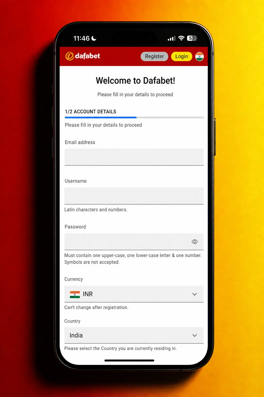 Step-by-step screenshot guide showing how to log in, select a sport, and place a bet on Dafabet
